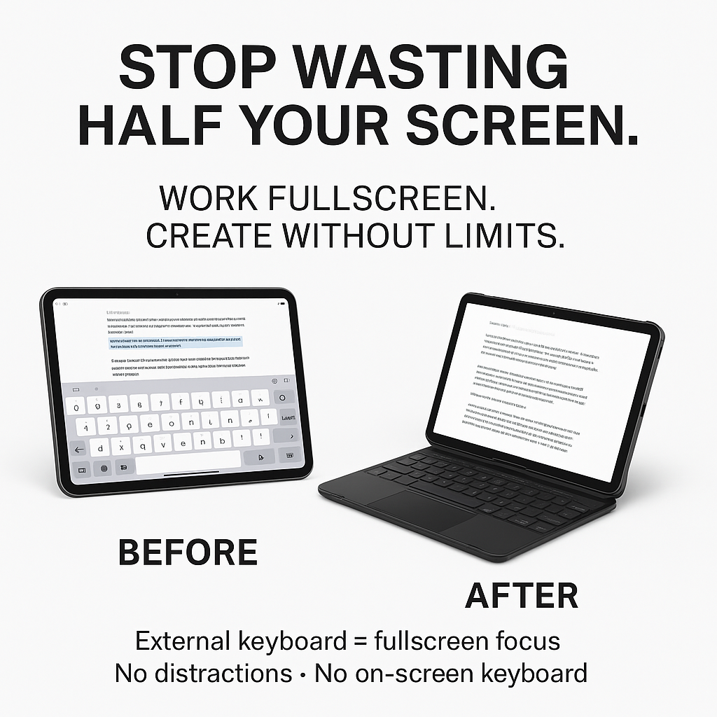 Ultra Pro Wireless Keyboard Case For IPad