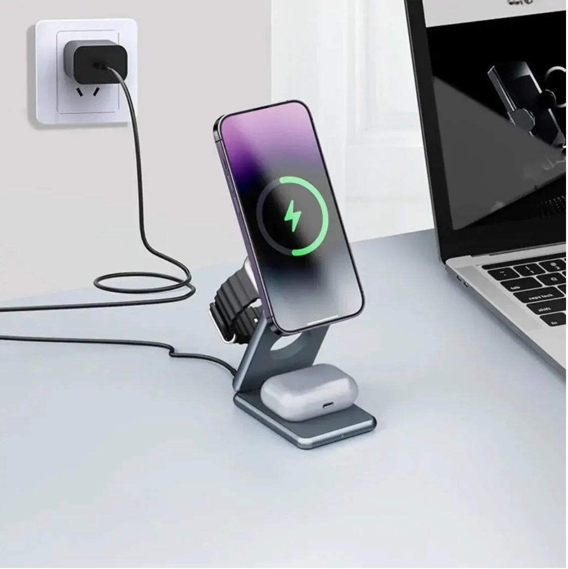 Ultra 3 in 1 Wireless Folding Charger