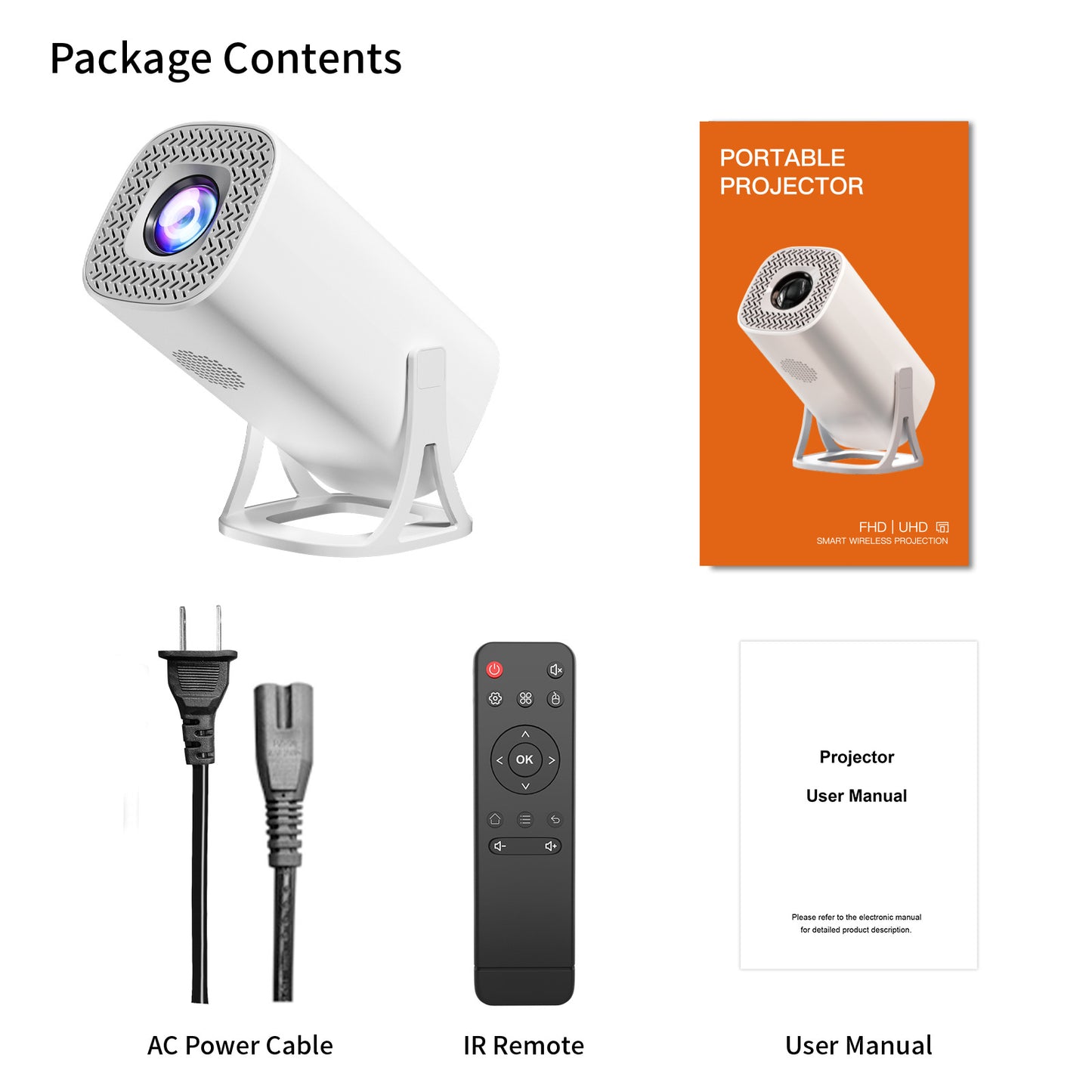 EVOA Pro Smart 4K Wireless Projector